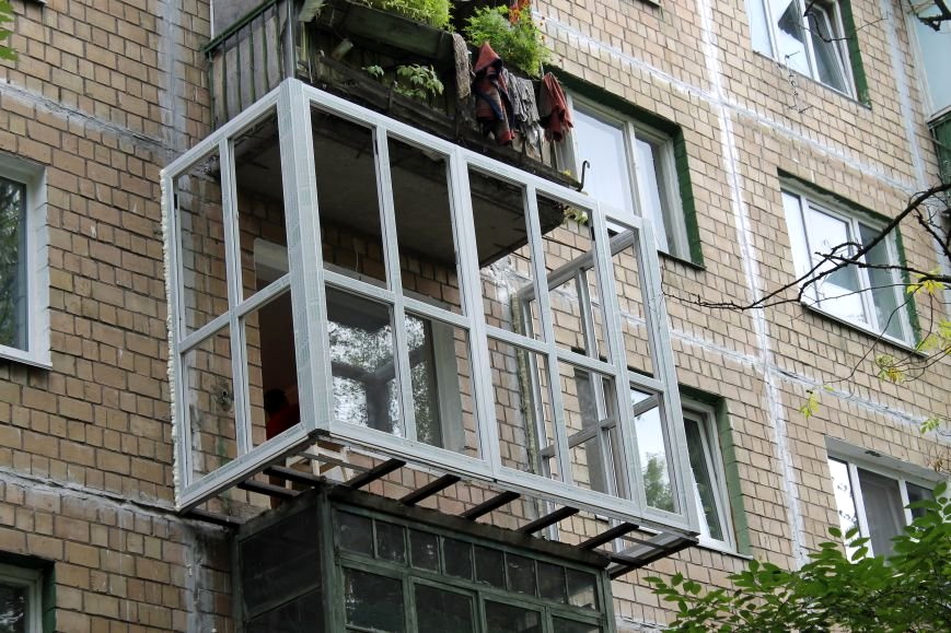 укрепление балкона в хрущевке с выносом